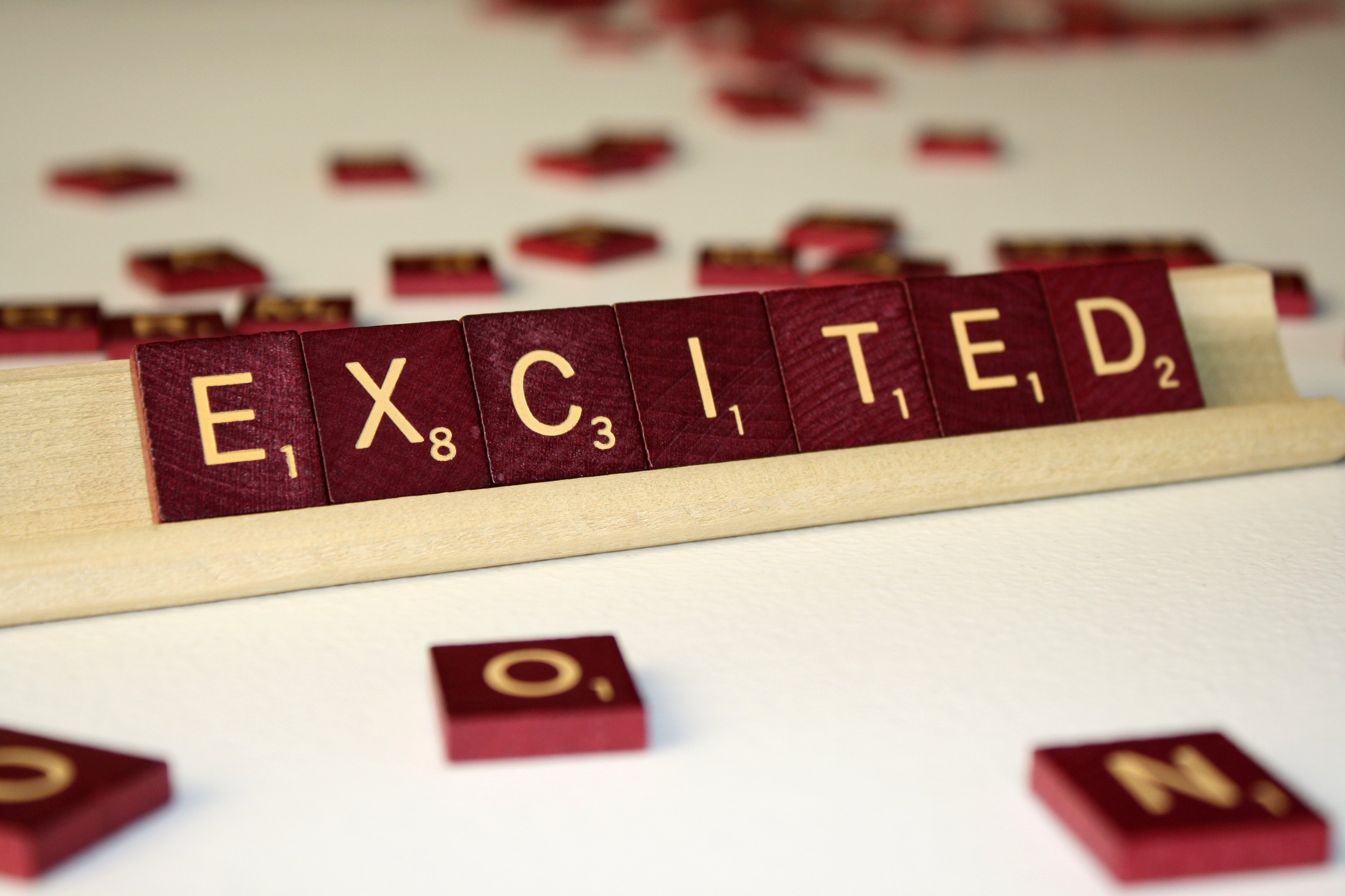 Excited Free High Resolution Photo Of The Word Excited Spelled In 