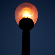 Decorative Lighted Street Lamp at Night - Free high resolution photo