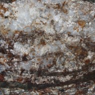 White Quartz Rock Texture with Hematite Iron Rust Stains - Free High Resolution Photo