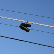 Shoes Hanging from Power Lines - Free High Resolution Photo