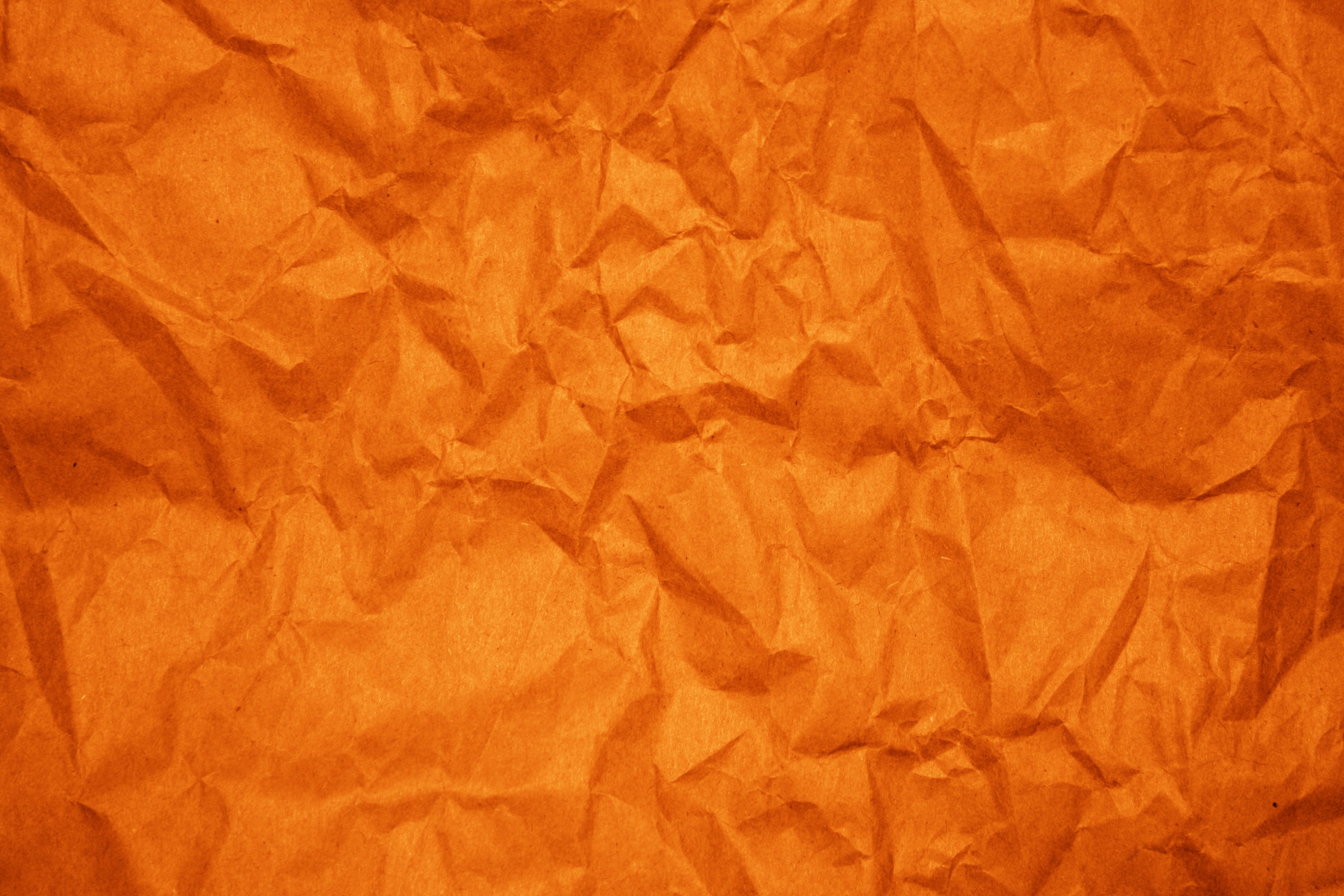 Crumpled paper texture orange color hi-res stock photography and images -  Alamy
