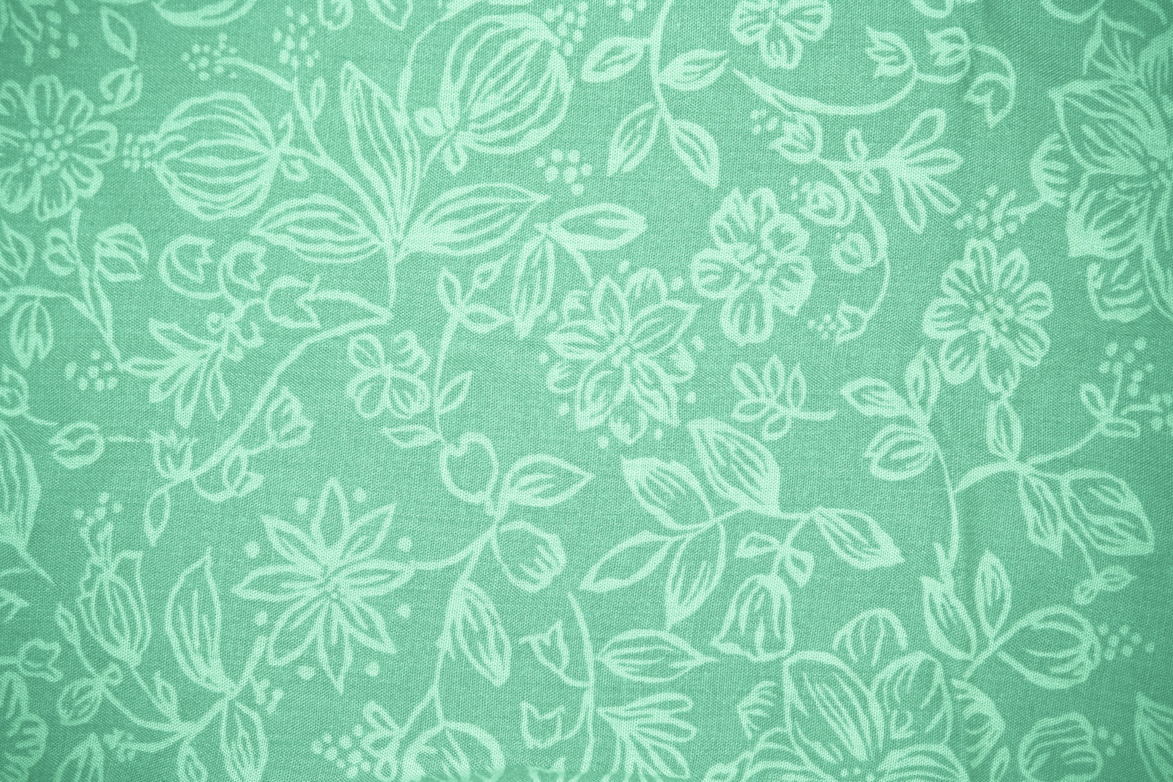 mint green floral background