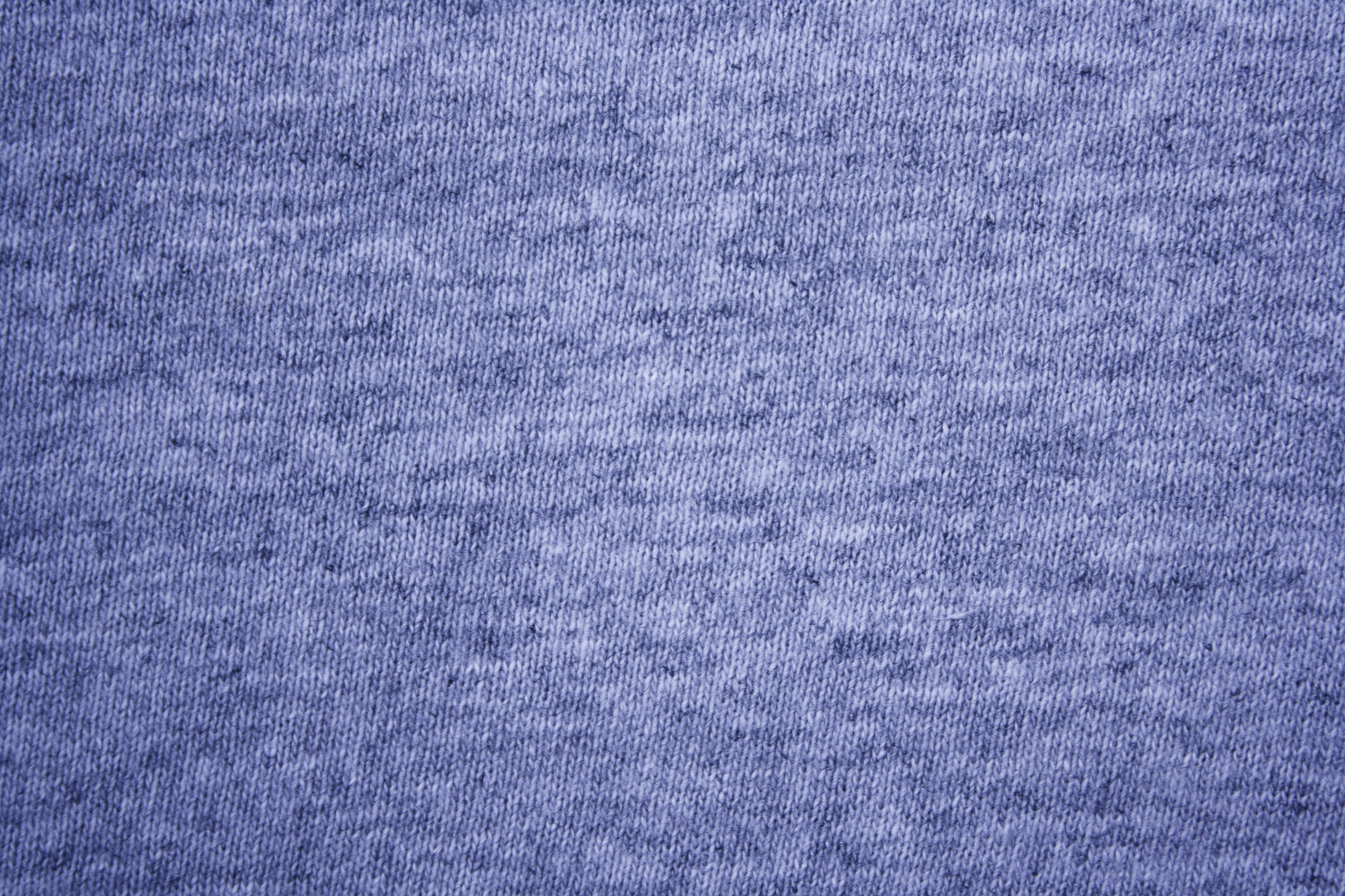 Blue Heather Knit T-Shirt Fabric Texture Picture, Free Photograph