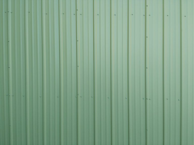 Green Ribbed Metal Siding Texture Picture | Free Photograph | Photos ...